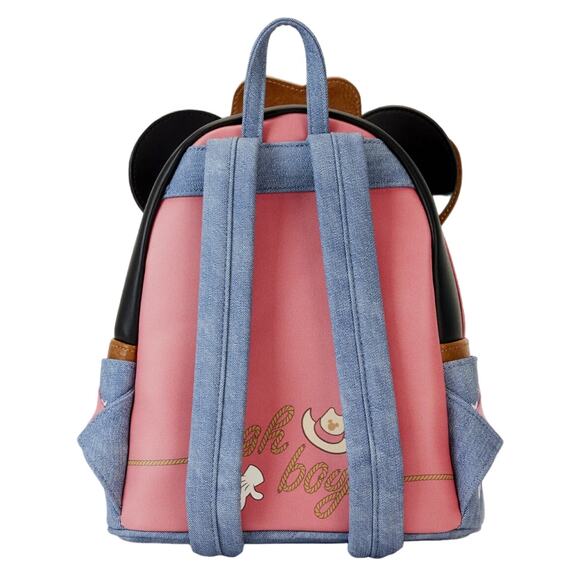 Western Mickey Mouse Cosplay Mini Backpack- NWT
